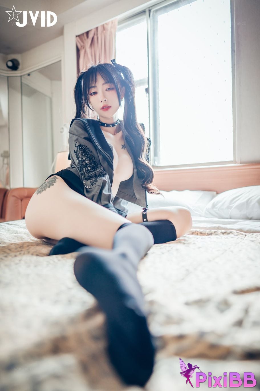 JVID Piao Ge Color Delusion Series Xiao Hua Ye Shi Da Jie Tou PixiBB.COM 050