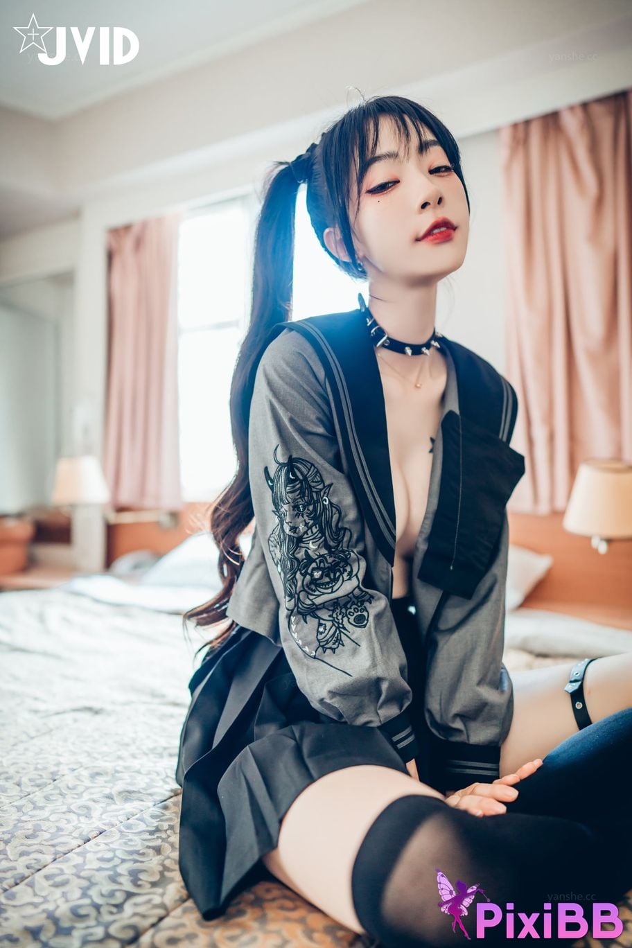 JVID Piao Ge Color Delusion Series Xiao Hua Ye Shi Da Jie Tou PixiBB.COM 056