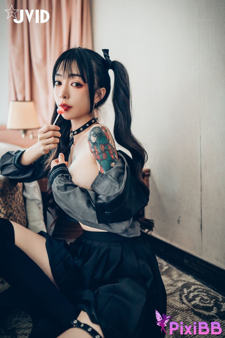 JVID Piao Ge Color Delusion Series Xiao Hua Ye Shi Da Jie Tou PixiBB.COM 058