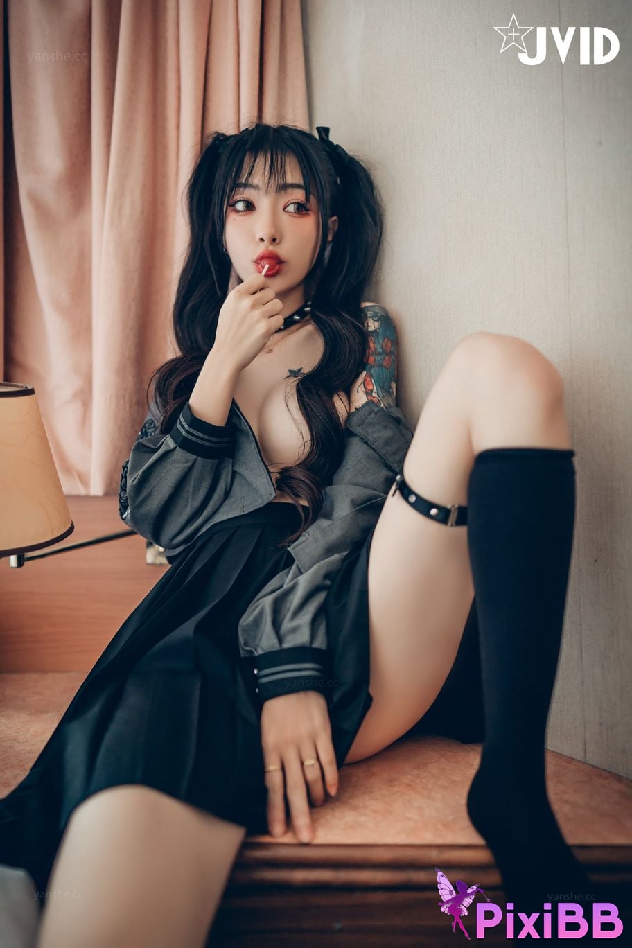 JVID Piao Ge Color Delusion Series Xiao Hua Ye Shi Da Jie Tou PixiBB.COM 064