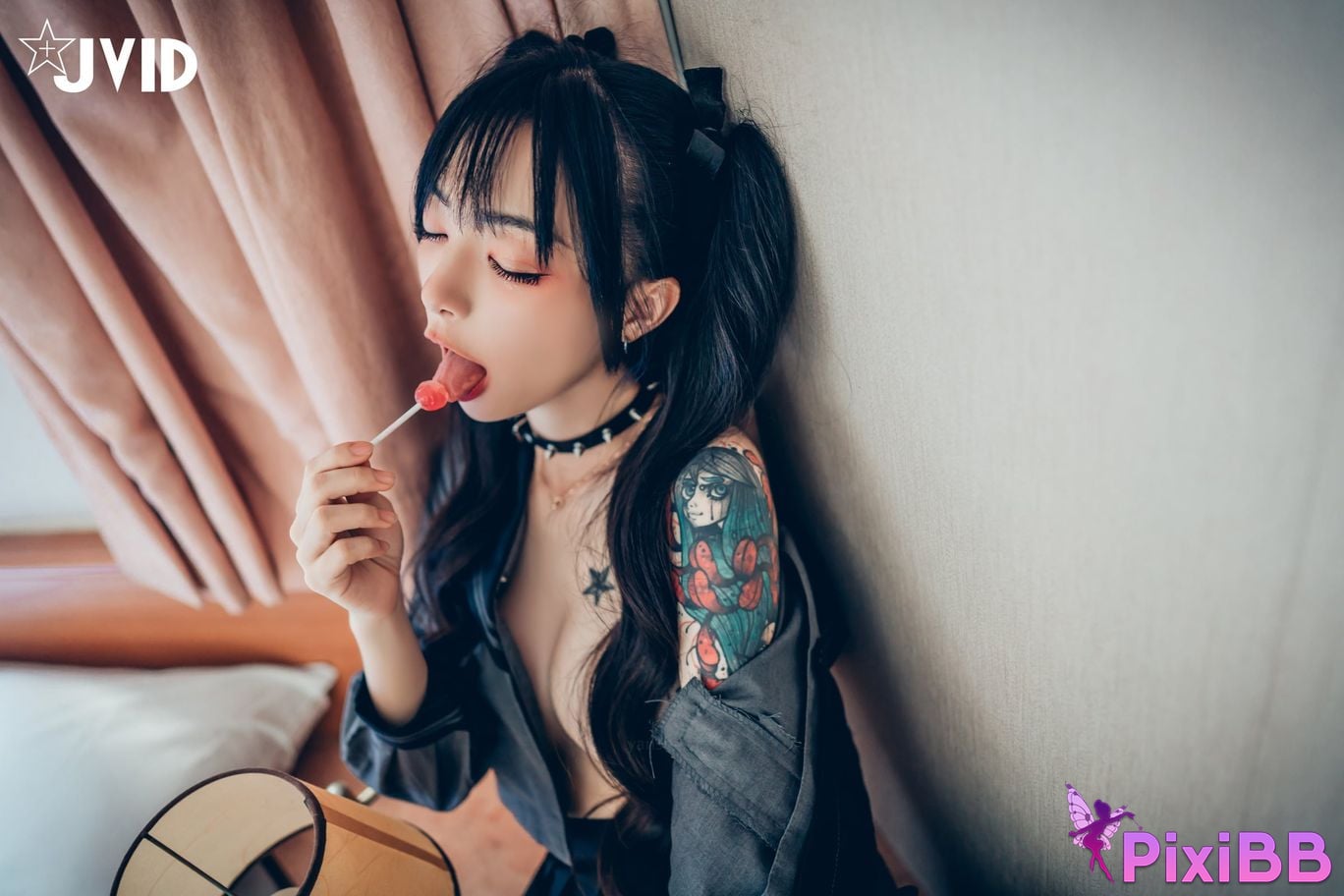 JVID Piao Ge Color Delusion Series Xiao Hua Ye Shi Da Jie Tou PixiBB.COM 066