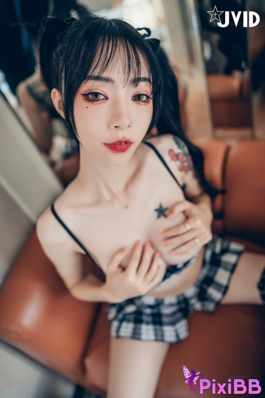 JVID Piao Ge Color Delusion Series Xiao Hua Ye Shi Da Jie Tou PixiBB.COM 073