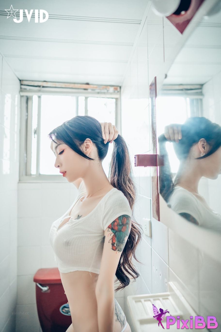 JVID Piao Ge Color Delusion Series Xiao Hua Ye Shi Da Jie Tou PixiBB.COM 090