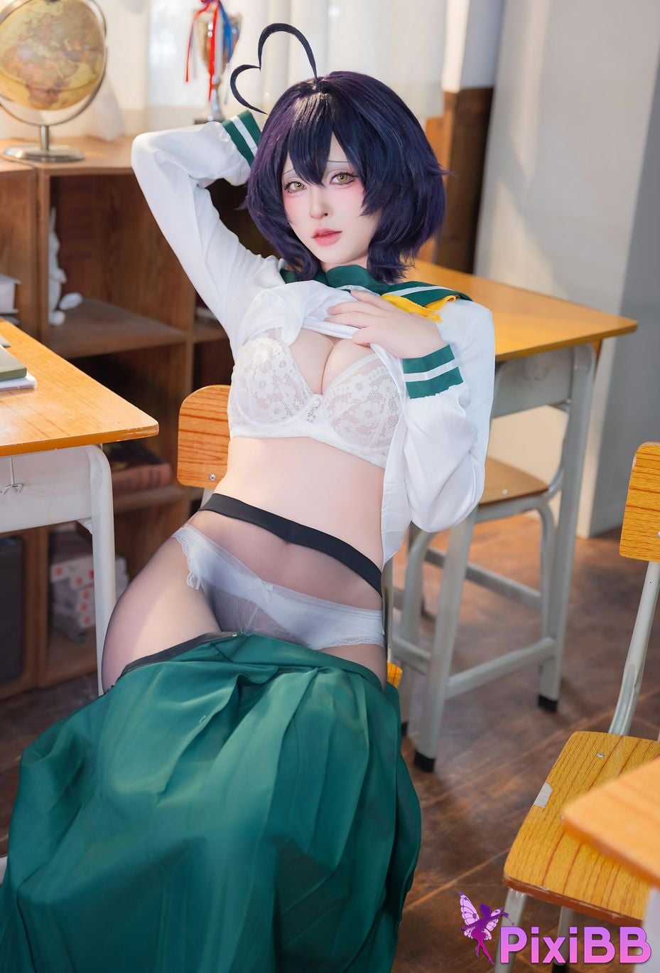 Cosplay Yuno Shimizu Looking forward to becoming a magical girl Tsubasa JK PixiBB.COM 022