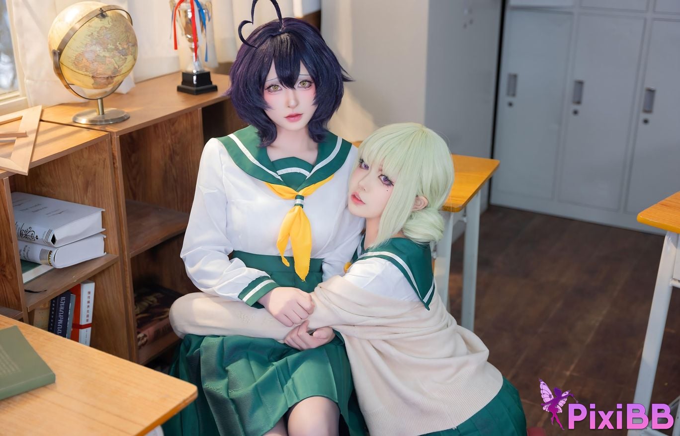 Cosplay Yuno Shimizu Looking forward to becoming a magical girl Tsubasa JK PixiBB.COM 046