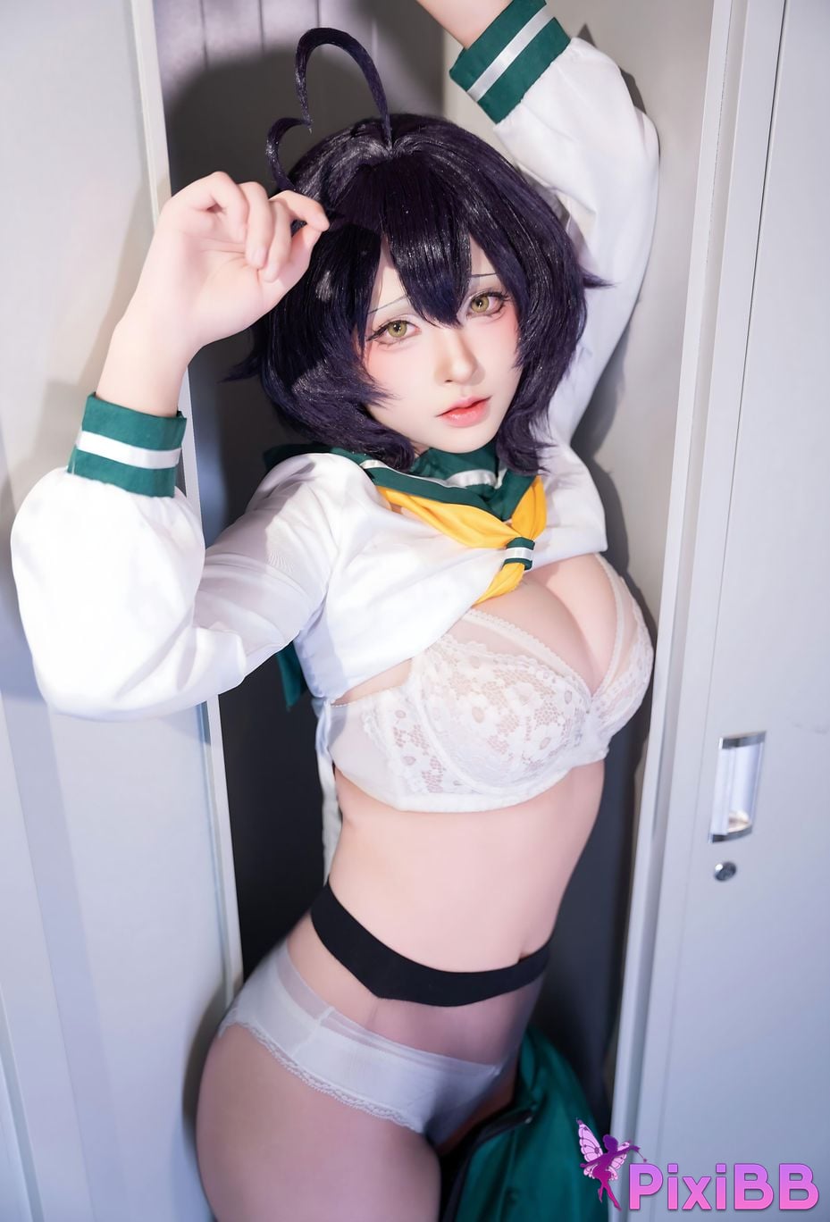 Cosplay Yuno Shimizu Looking forward to becoming a magical girl Tsubasa JK PixiBB.COM 072