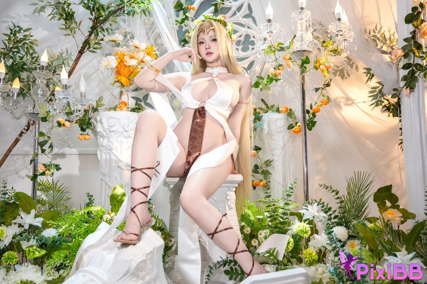 Cosplay Yuno Shimizu White Elf Cerestin PixiBB.COM 043