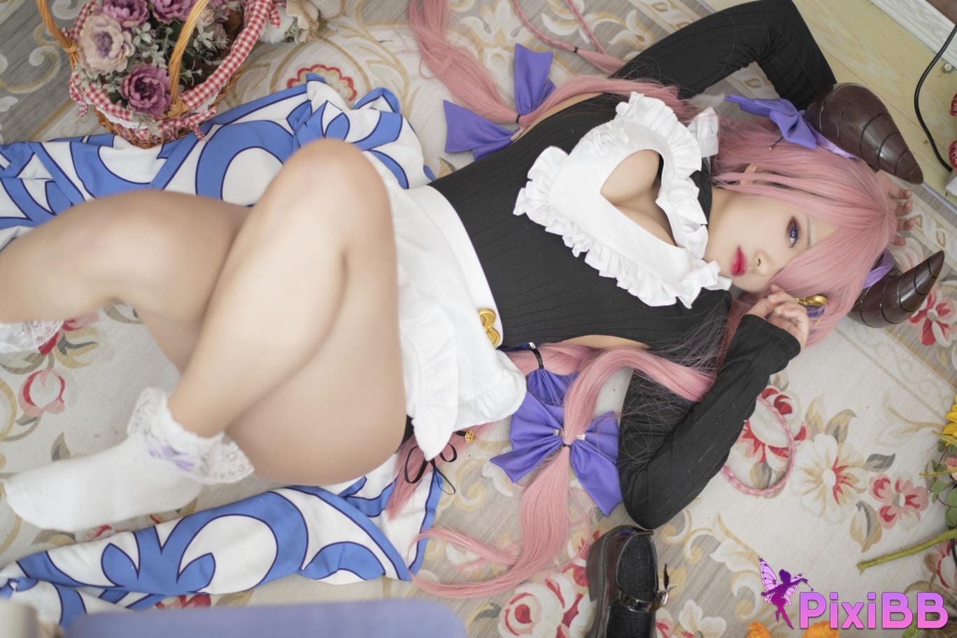 Cosplayer Luo Li LoLiSAMA Granblue Fantasy Nalumea PixiBB.COM 001