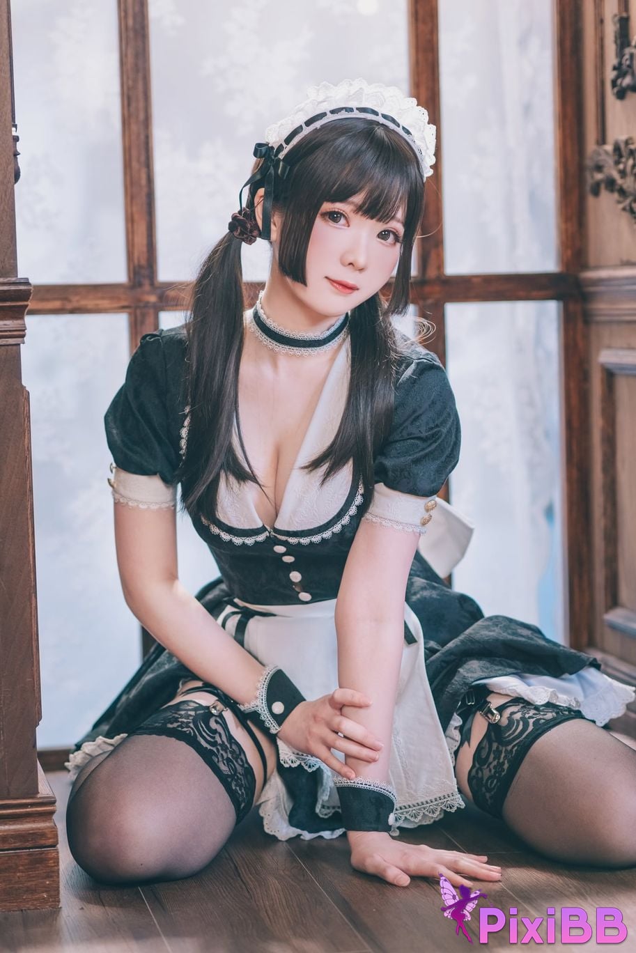 Cosplayer Shimotsuki shimo Nu Pu Tu Jian Shimo s Maid Collection PixiBB.COM 010