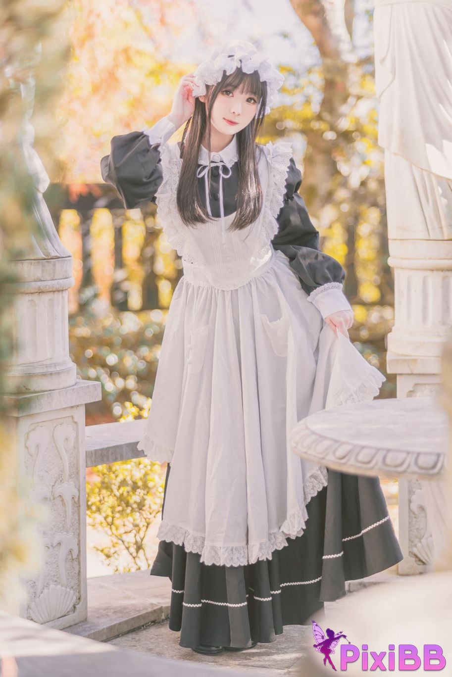 Cosplayer Shimotsuki shimo Nu Pu Tu Jian Shimo s Maid Collection PixiBB.COM 035