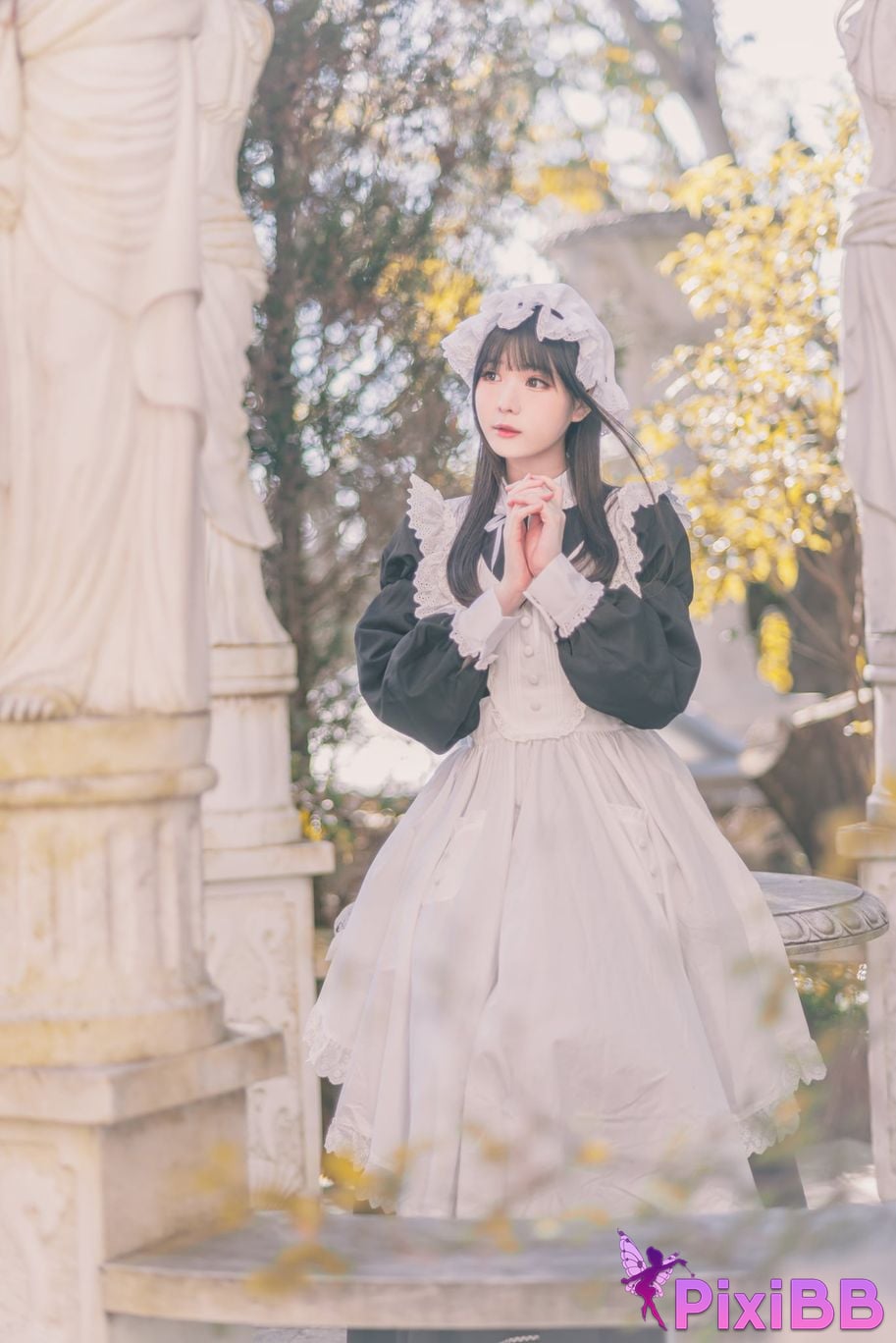 Cosplayer Shimotsuki shimo Nu Pu Tu Jian Shimo s Maid Collection PixiBB.COM 044