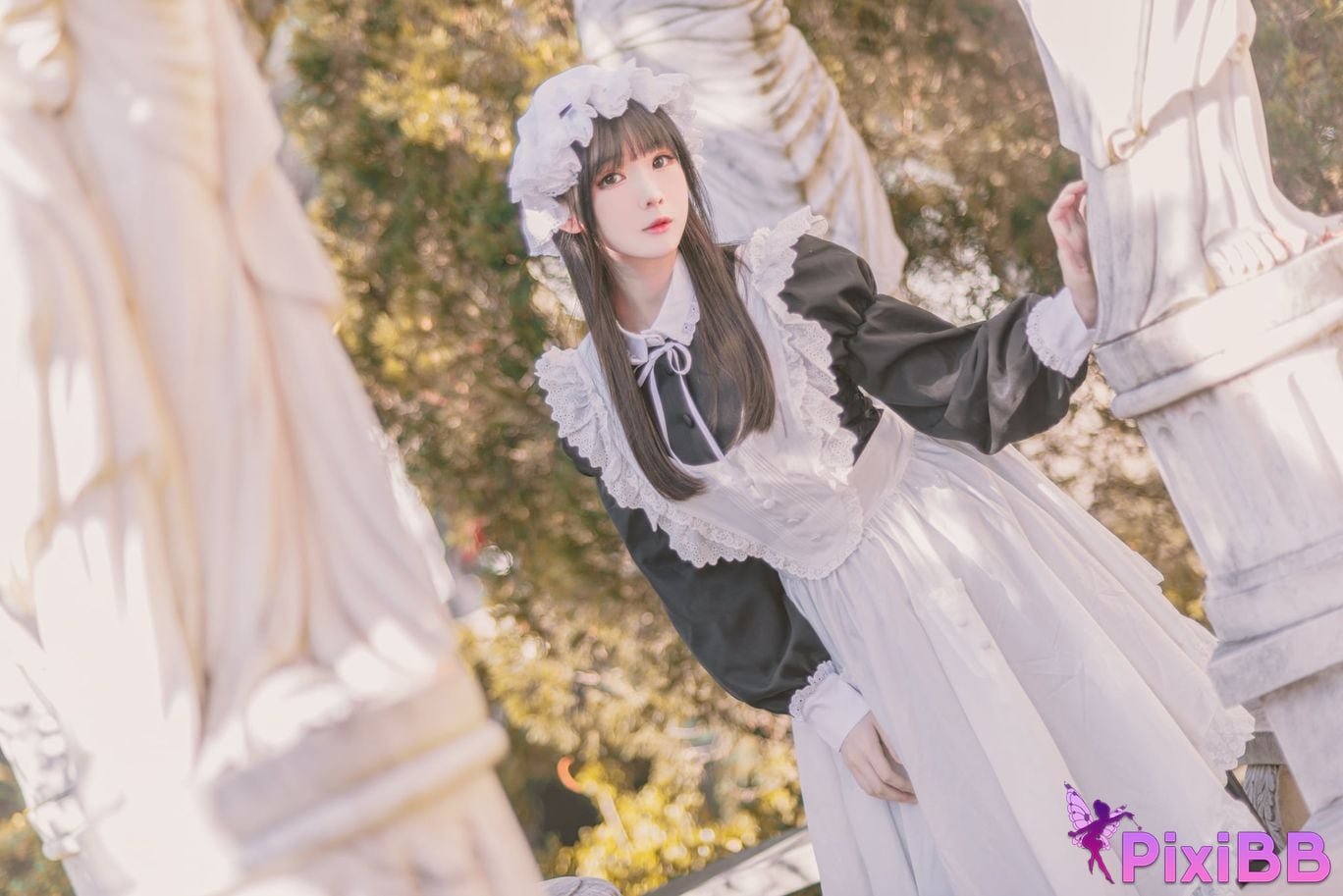 Cosplayer Shimotsuki shimo Nu Pu Tu Jian Shimo s Maid Collection PixiBB.COM 048