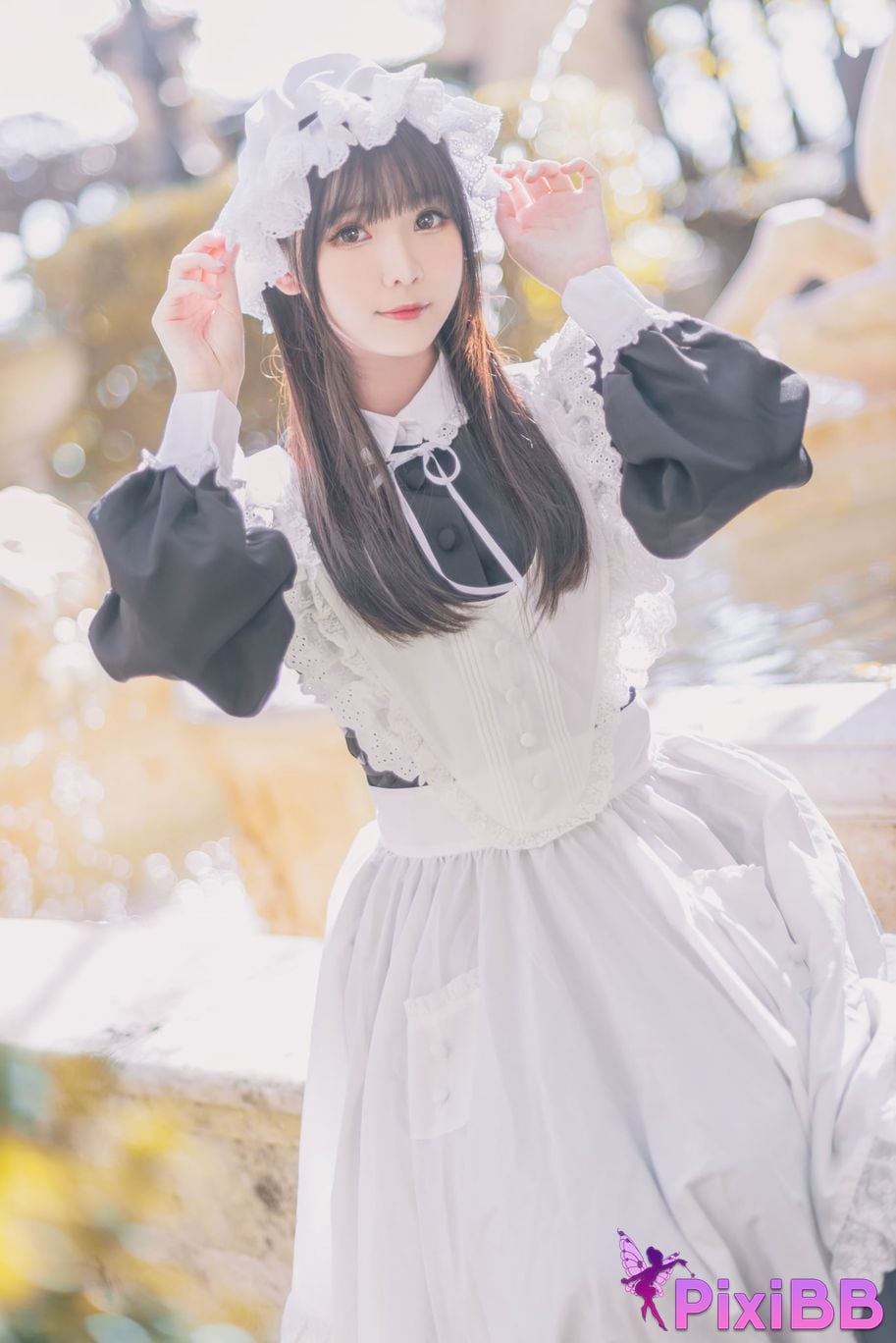 Cosplayer Shimotsuki shimo Nu Pu Tu Jian Shimo s Maid Collection PixiBB.COM 049