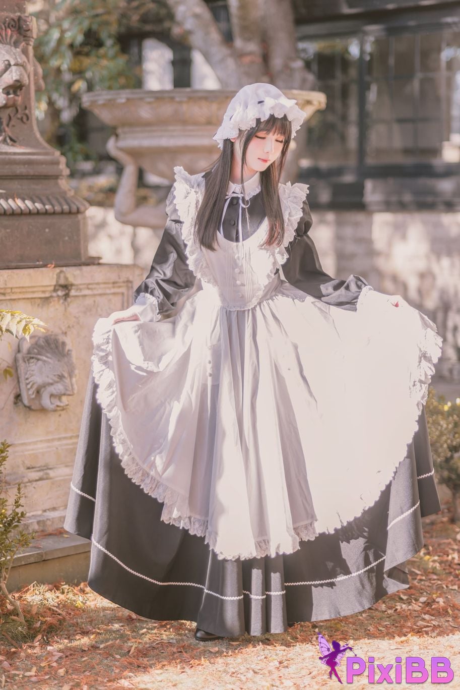 Cosplayer Shimotsuki shimo Nu Pu Tu Jian Shimo s Maid Collection PixiBB.COM 051
