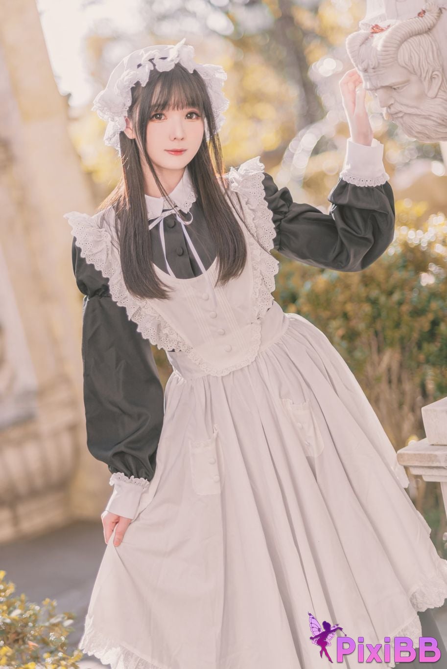 Cosplayer Shimotsuki shimo Nu Pu Tu Jian Shimo s Maid Collection PixiBB.COM 058