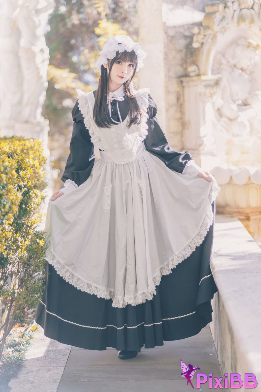 Cosplayer Shimotsuki shimo Nu Pu Tu Jian Shimo s Maid Collection PixiBB.COM 060