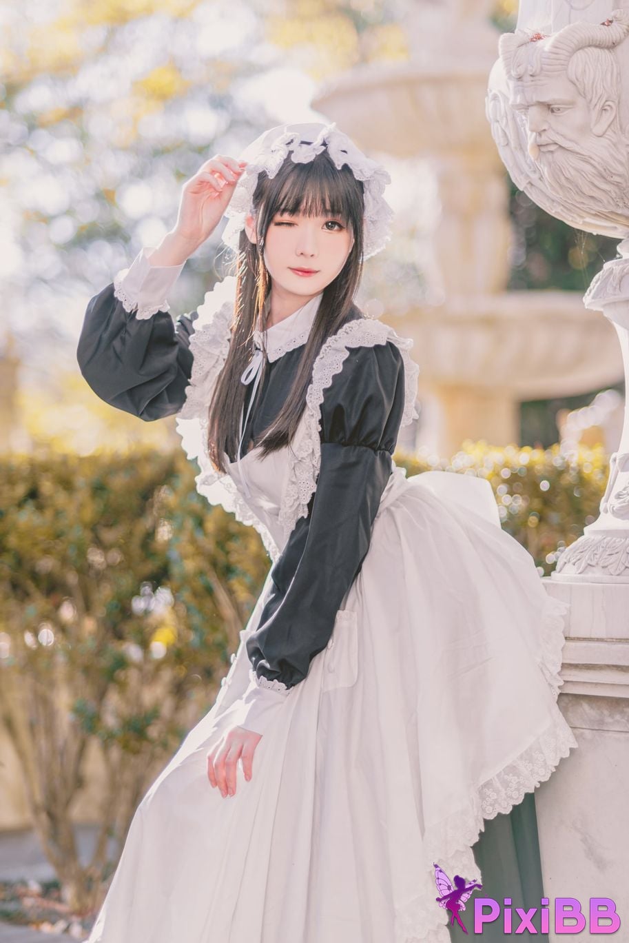 Cosplayer Shimotsuki shimo Nu Pu Tu Jian Shimo s Maid Collection PixiBB.COM 064