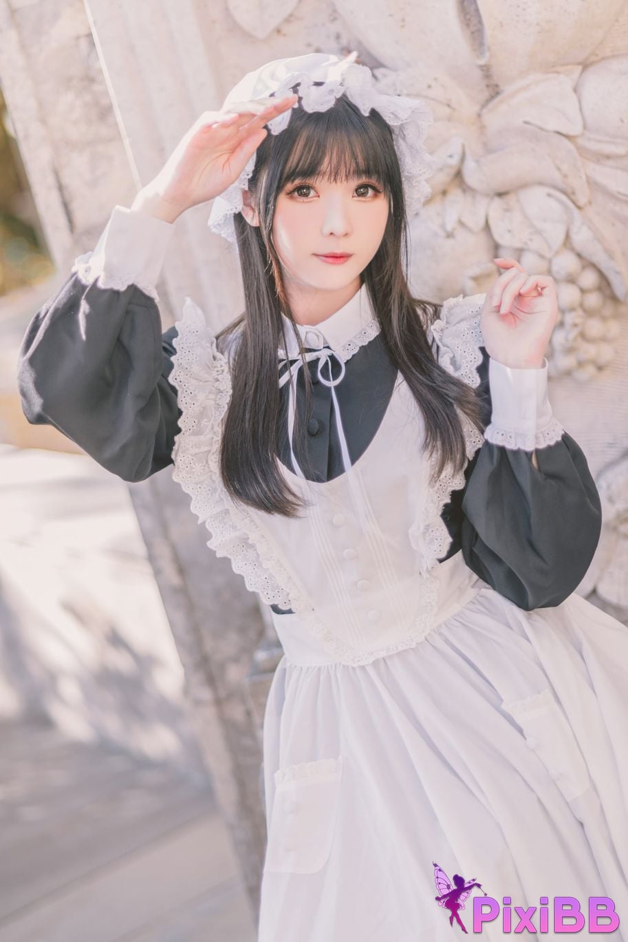 Cosplayer Shimotsuki shimo Nu Pu Tu Jian Shimo s Maid Collection PixiBB.COM 066