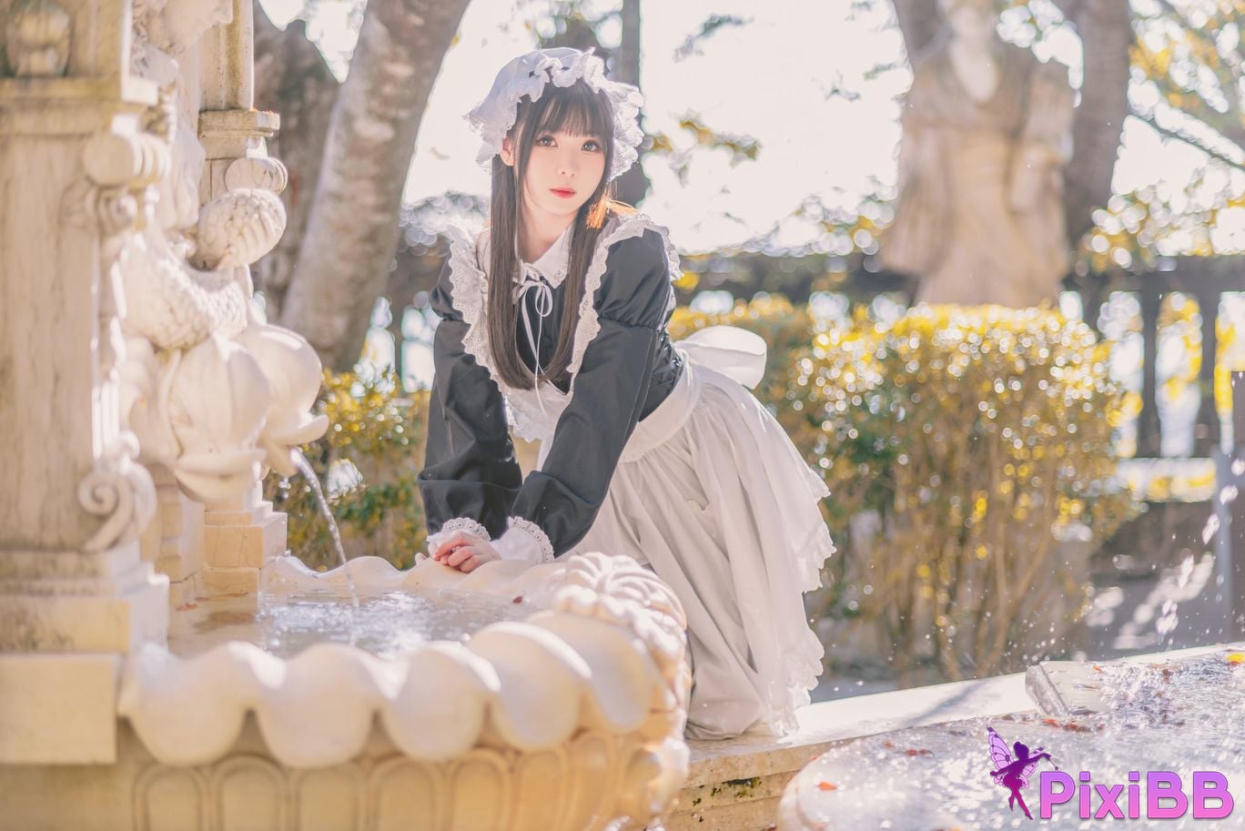 Cosplayer Shimotsuki shimo Nu Pu Tu Jian Shimo s Maid Collection PixiBB.COM 069