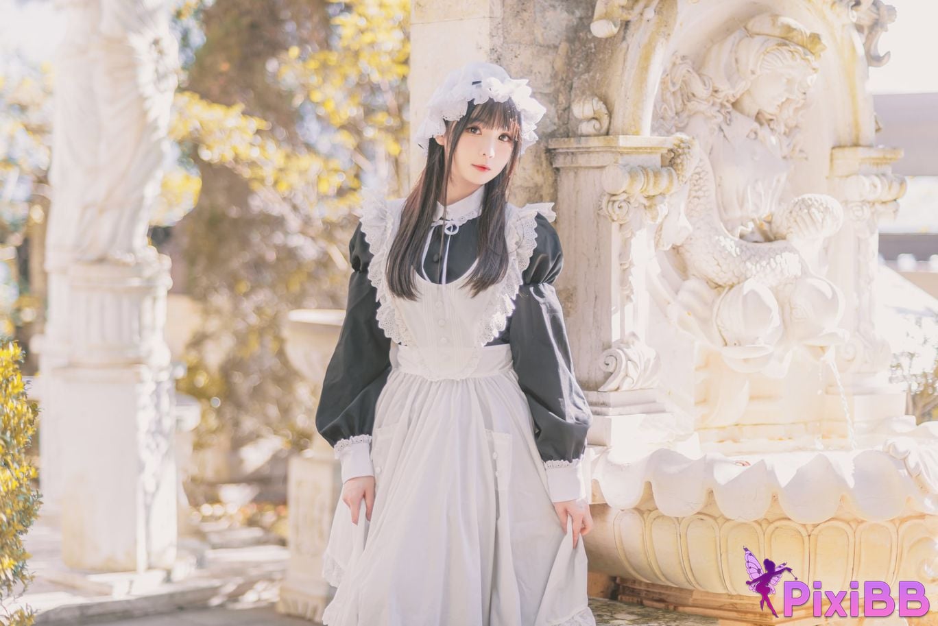 Cosplayer Shimotsuki shimo Nu Pu Tu Jian Shimo s Maid Collection PixiBB.COM 071