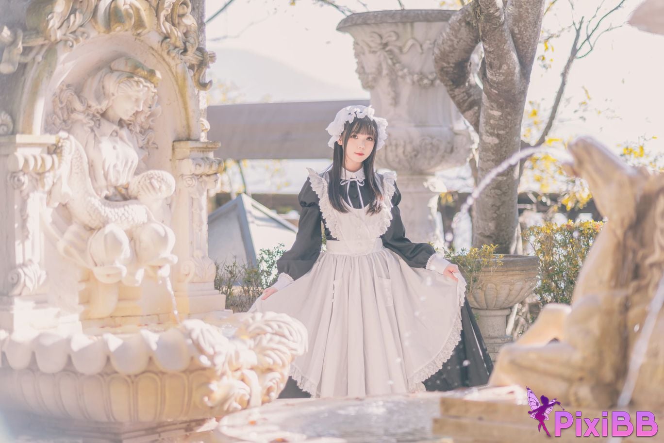 Cosplayer Shimotsuki shimo Nu Pu Tu Jian Shimo s Maid Collection PixiBB.COM 074