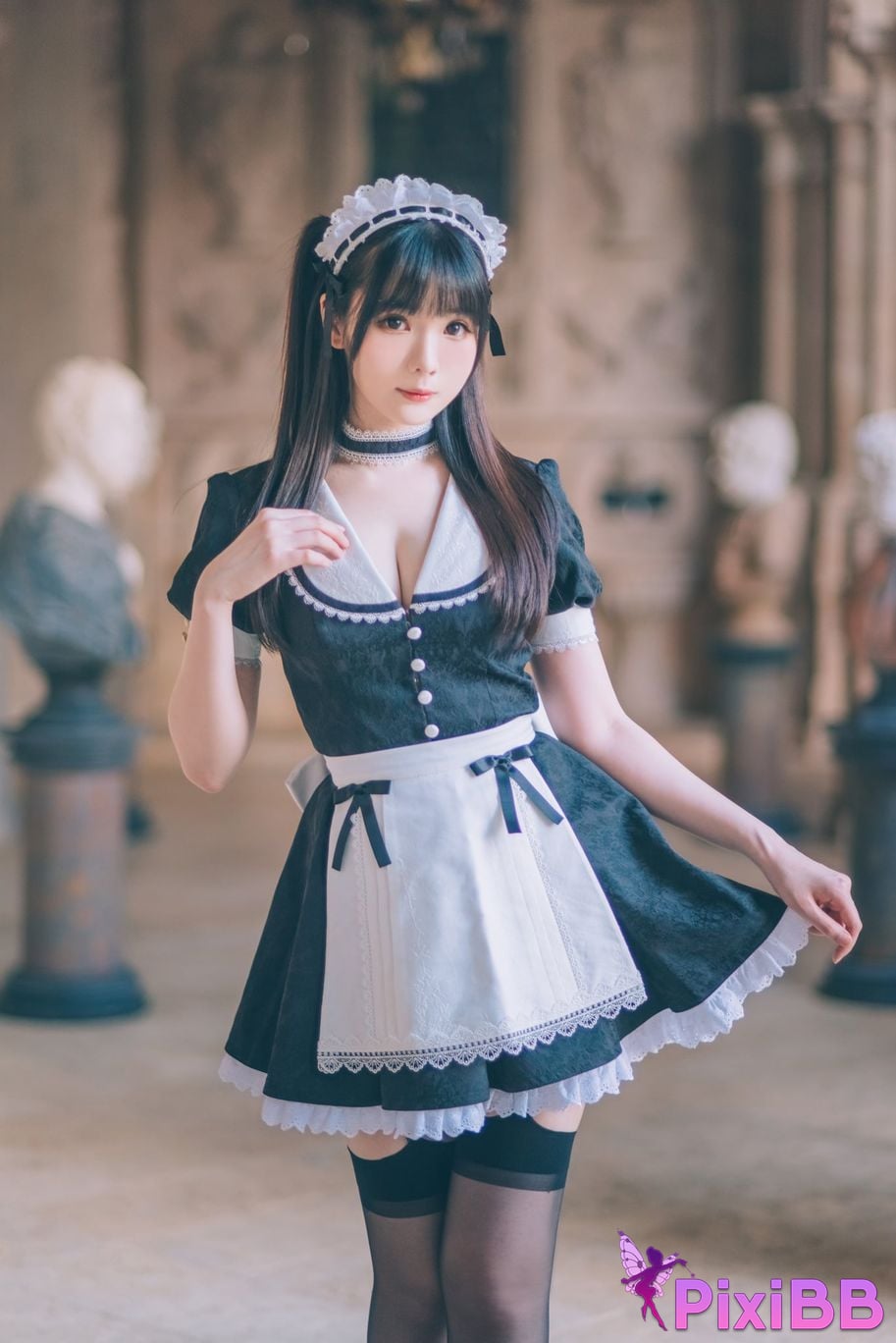 Cosplayer Shimotsuki shimo Nu Pu Tu Jian Shimo s Maid Collection PixiBB.COM 078