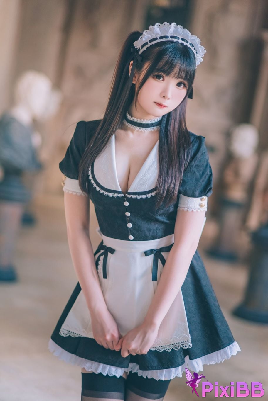Cosplayer Shimotsuki shimo Nu Pu Tu Jian Shimo s Maid Collection PixiBB.COM 080