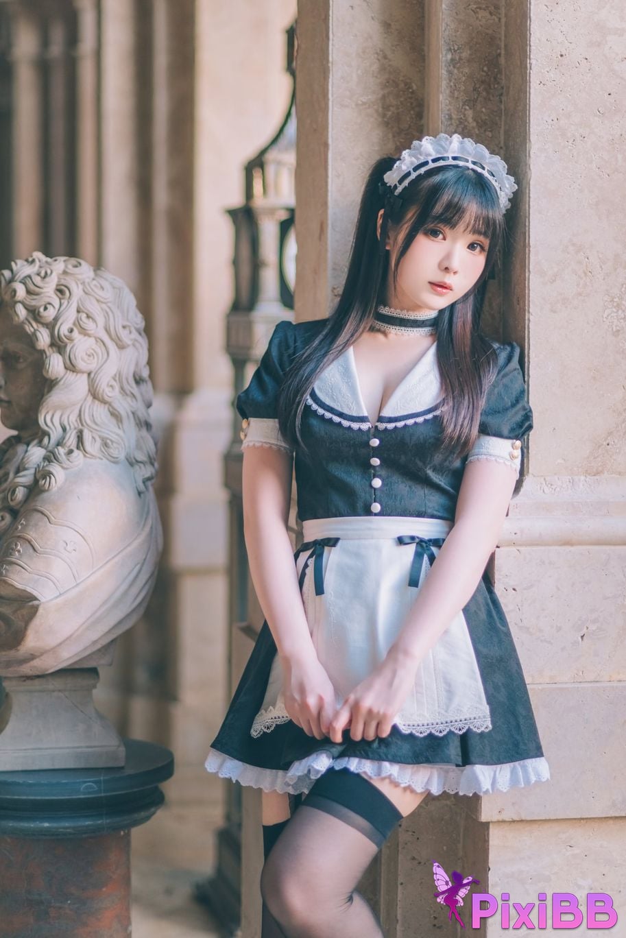 Cosplayer Shimotsuki shimo Nu Pu Tu Jian Shimo s Maid Collection PixiBB.COM 081