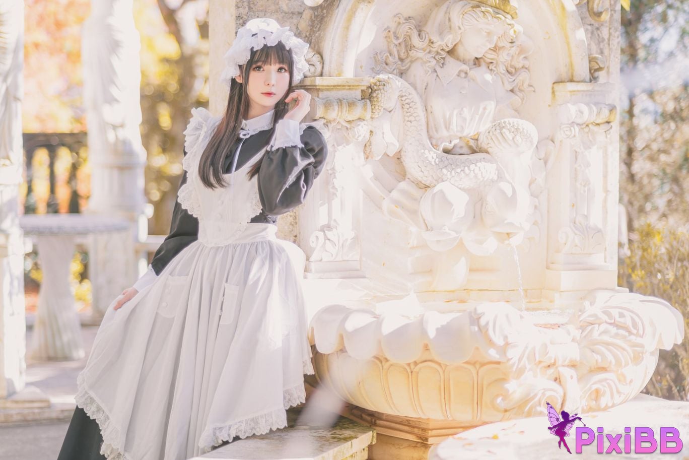 Cosplayer Shimotsuki shimo Nu Pu Tu Jian Shimo s Maid Collection PixiBB.COM 082