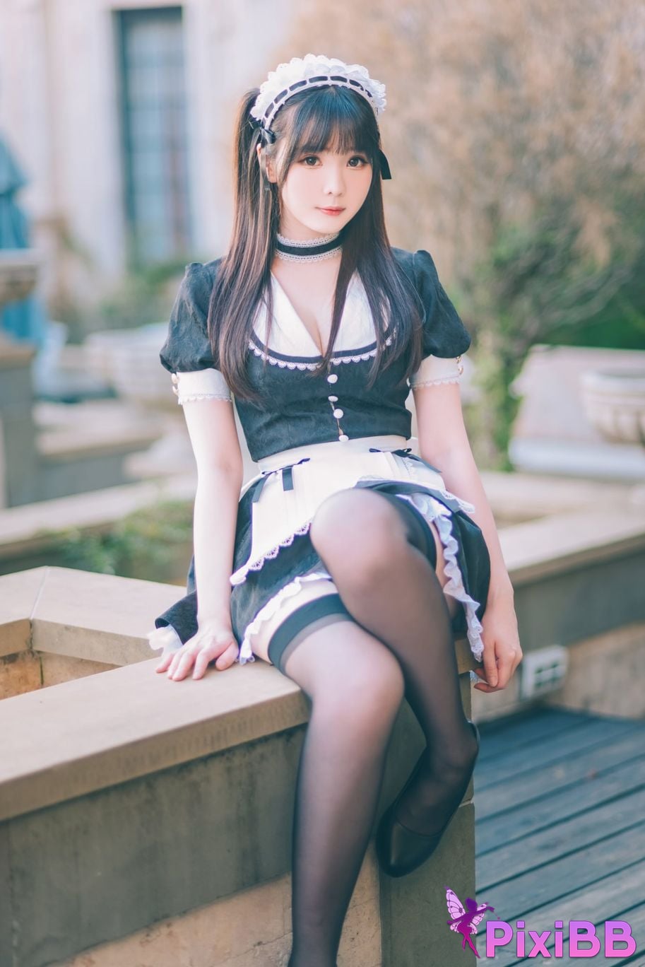 Cosplayer Shimotsuki shimo Nu Pu Tu Jian Shimo s Maid Collection PixiBB.COM 083