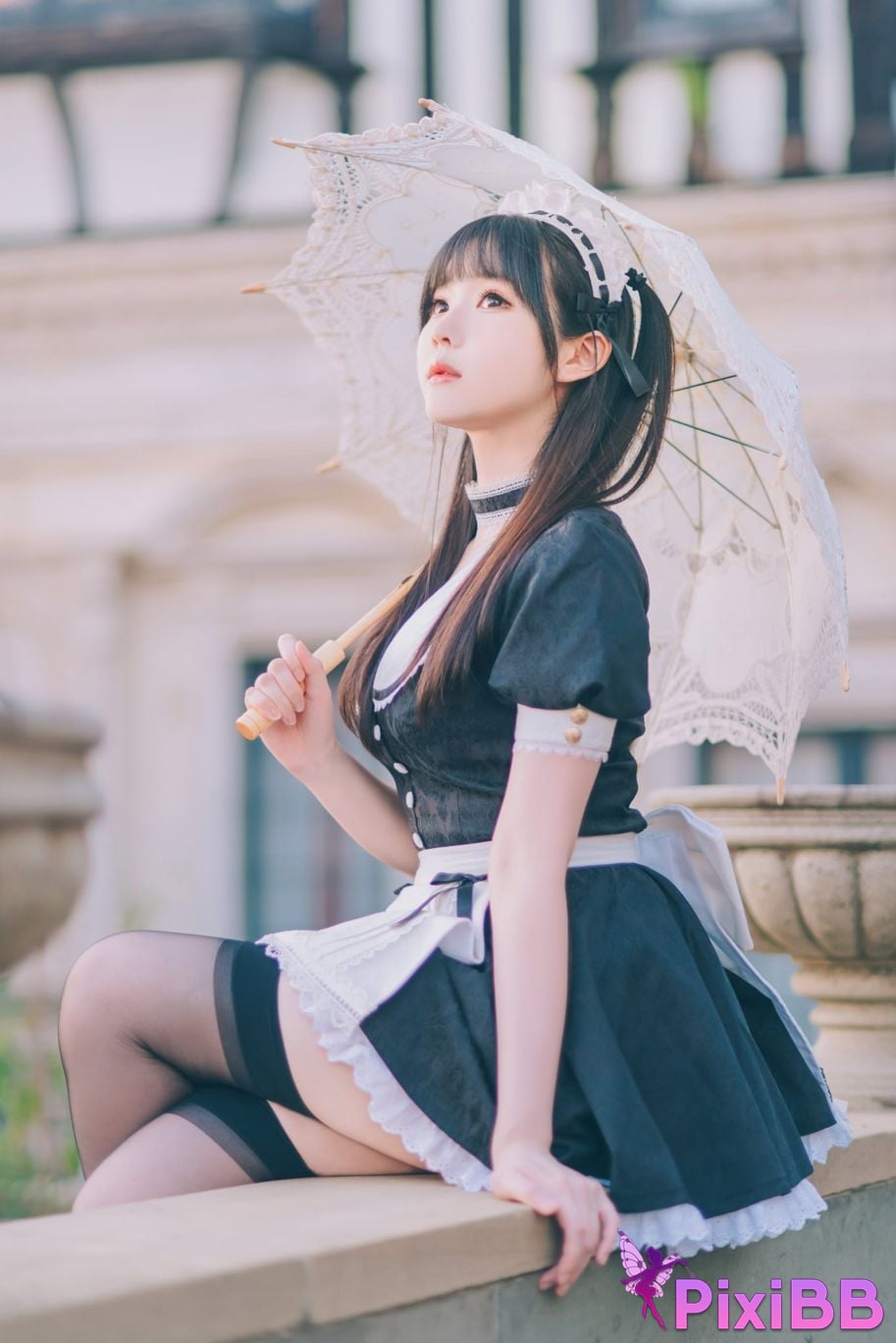 Cosplayer Shimotsuki shimo Nu Pu Tu Jian Shimo s Maid Collection PixiBB.COM 088