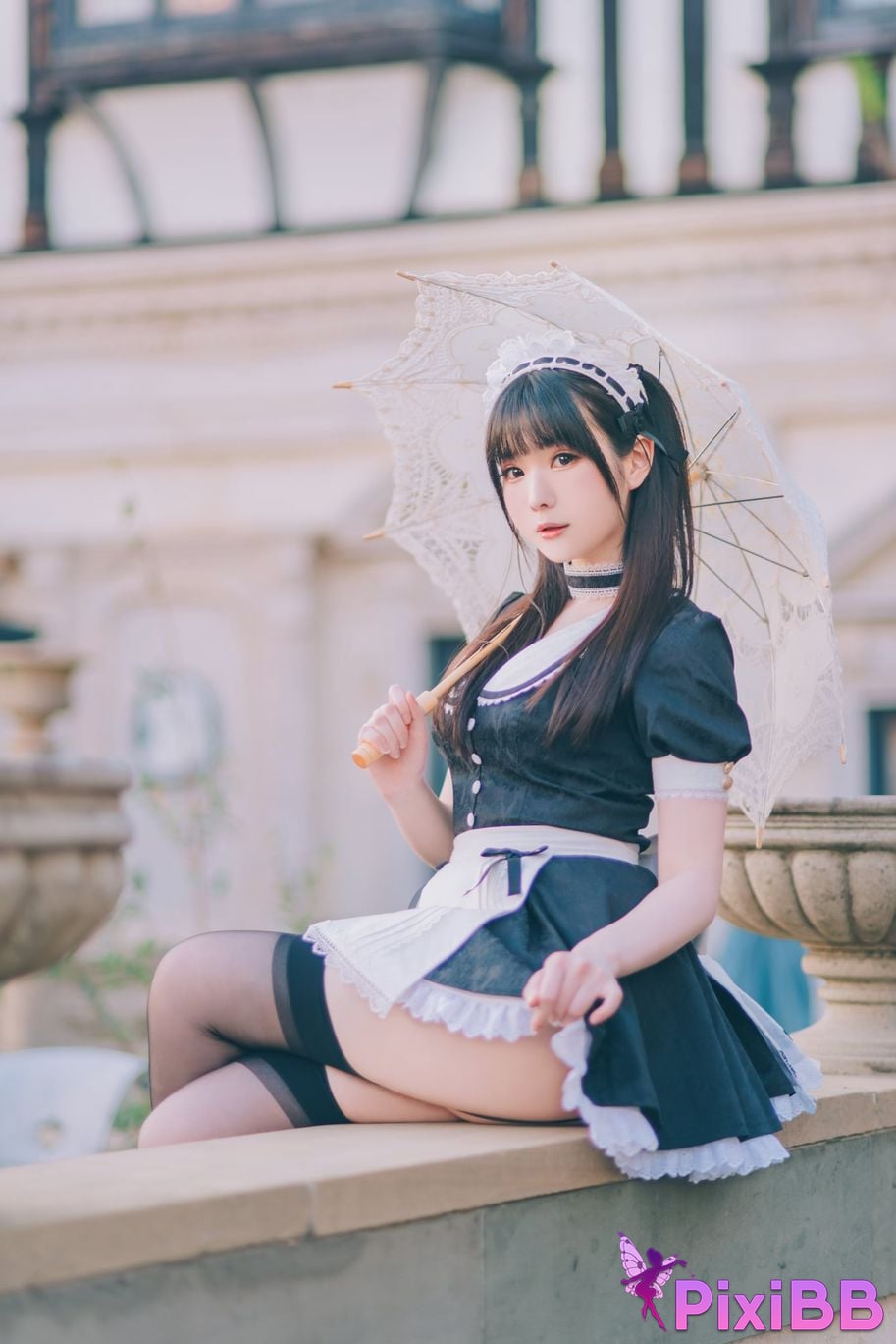 Cosplayer Shimotsuki shimo Nu Pu Tu Jian Shimo s Maid Collection PixiBB.COM 089