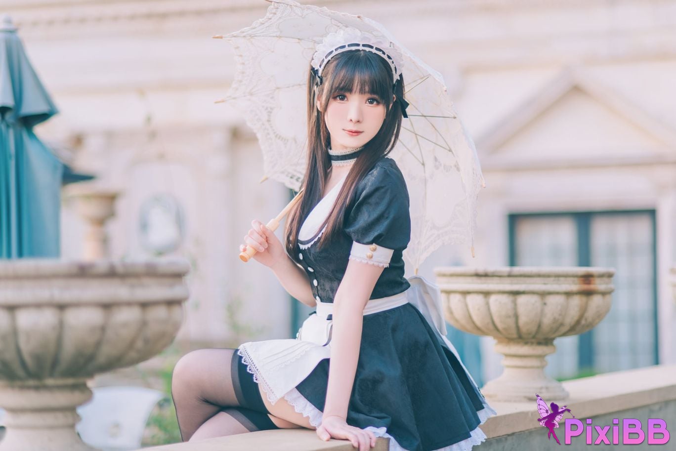 Cosplayer Shimotsuki shimo Nu Pu Tu Jian Shimo s Maid Collection PixiBB.COM 091
