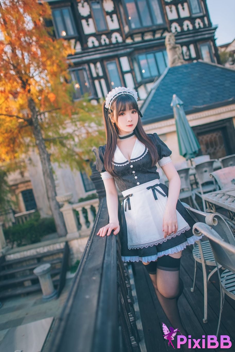 Cosplayer Shimotsuki shimo Nu Pu Tu Jian Shimo s Maid Collection PixiBB.COM 094