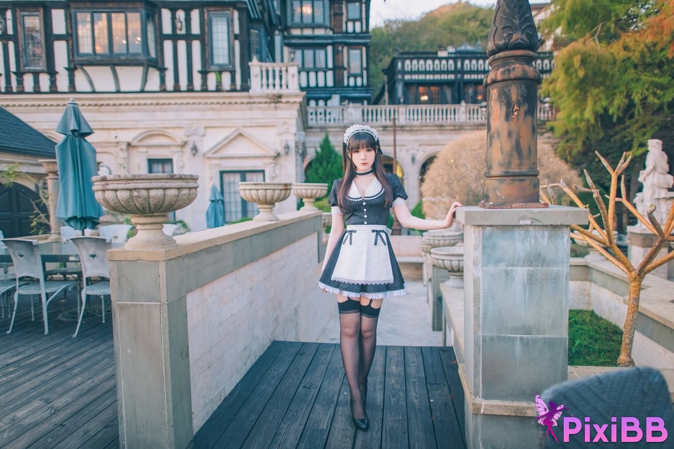 Cosplayer Shimotsuki shimo Nu Pu Tu Jian Shimo s Maid Collection PixiBB.COM 096