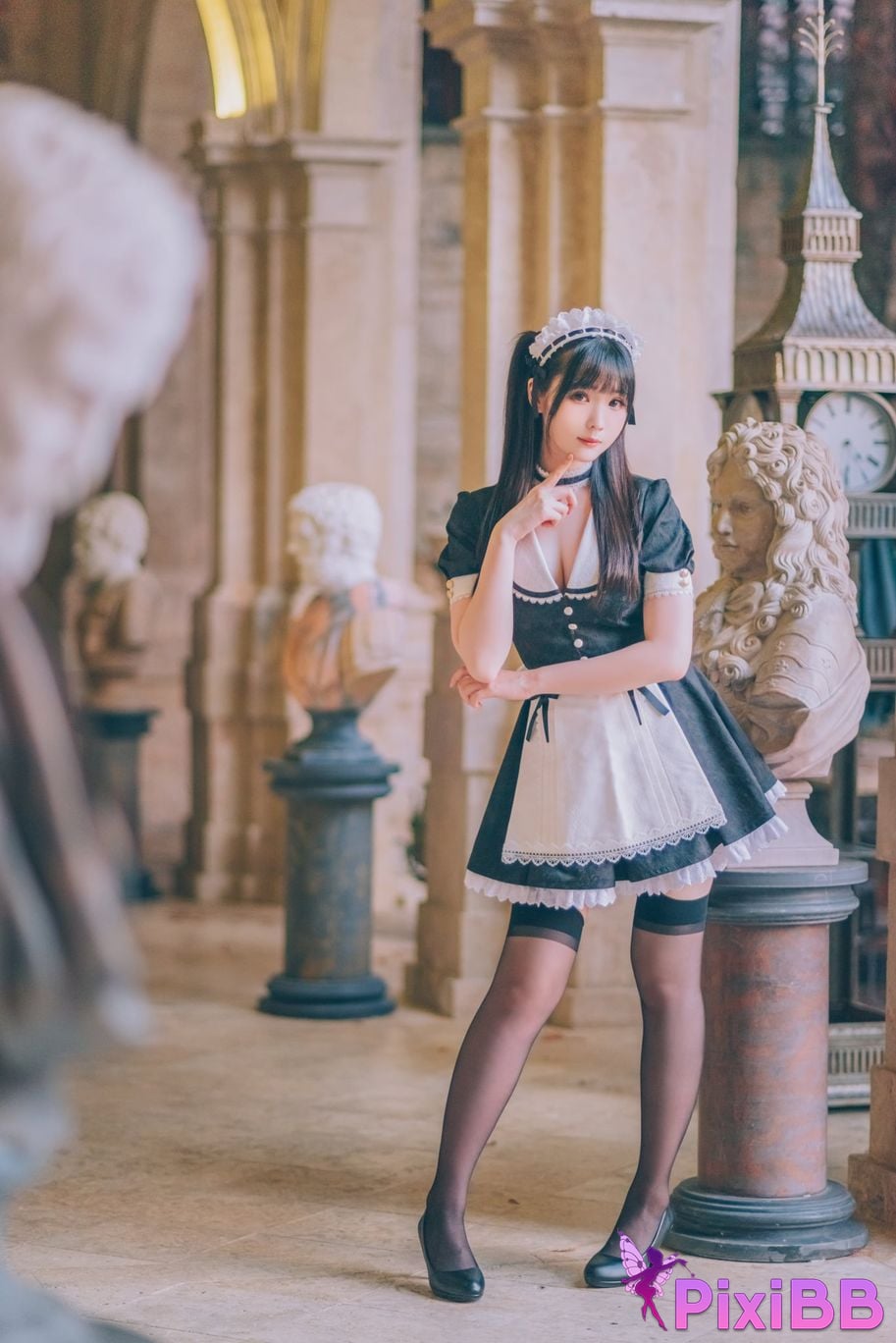 Cosplayer Shimotsuki shimo Nu Pu Tu Jian Shimo s Maid Collection PixiBB.COM 098