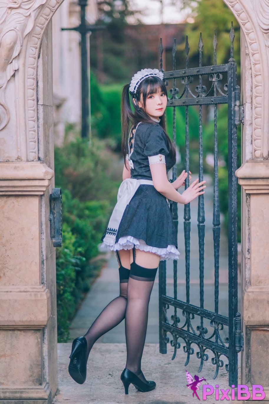 Cosplayer Shimotsuki shimo Nu Pu Tu Jian Shimo s Maid Collection PixiBB.COM 105