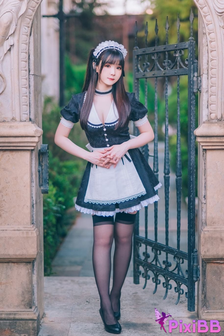 Cosplayer Shimotsuki shimo Nu Pu Tu Jian Shimo s Maid Collection PixiBB.COM 108