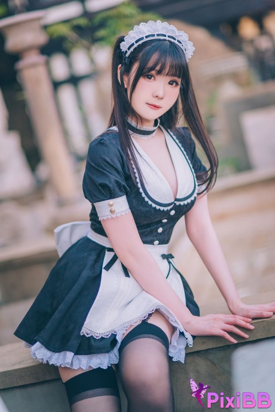 Cosplayer Shimotsuki shimo Nu Pu Tu Jian Shimo s Maid Collection PixiBB.COM 111