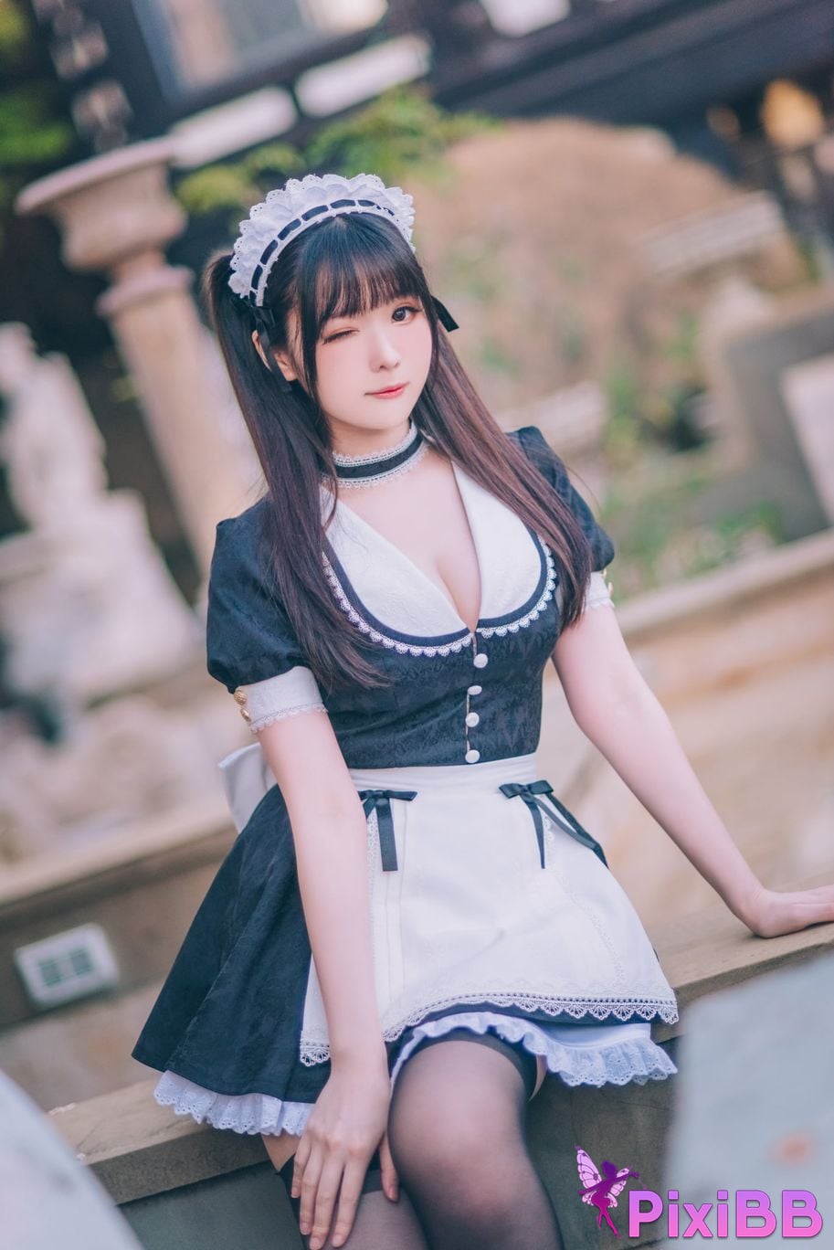 Cosplayer Shimotsuki shimo Nu Pu Tu Jian Shimo s Maid Collection PixiBB.COM 112