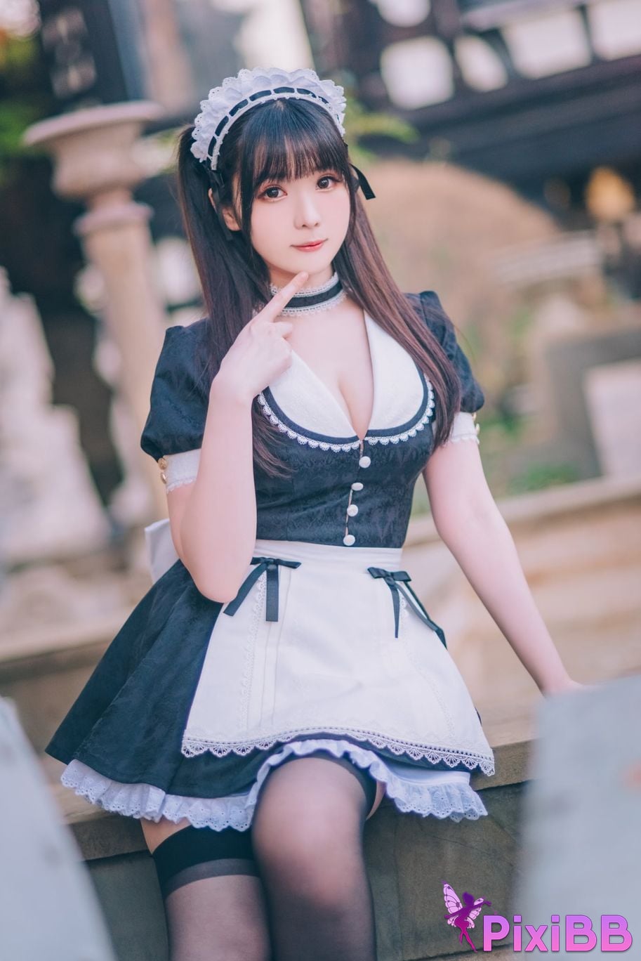 Cosplayer Shimotsuki shimo Nu Pu Tu Jian Shimo s Maid Collection PixiBB.COM 113