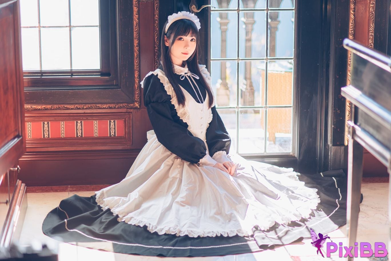 Cosplayer Shimotsuki shimo Nu Pu Tu Jian Shimo s Maid Collection PixiBB.COM 122