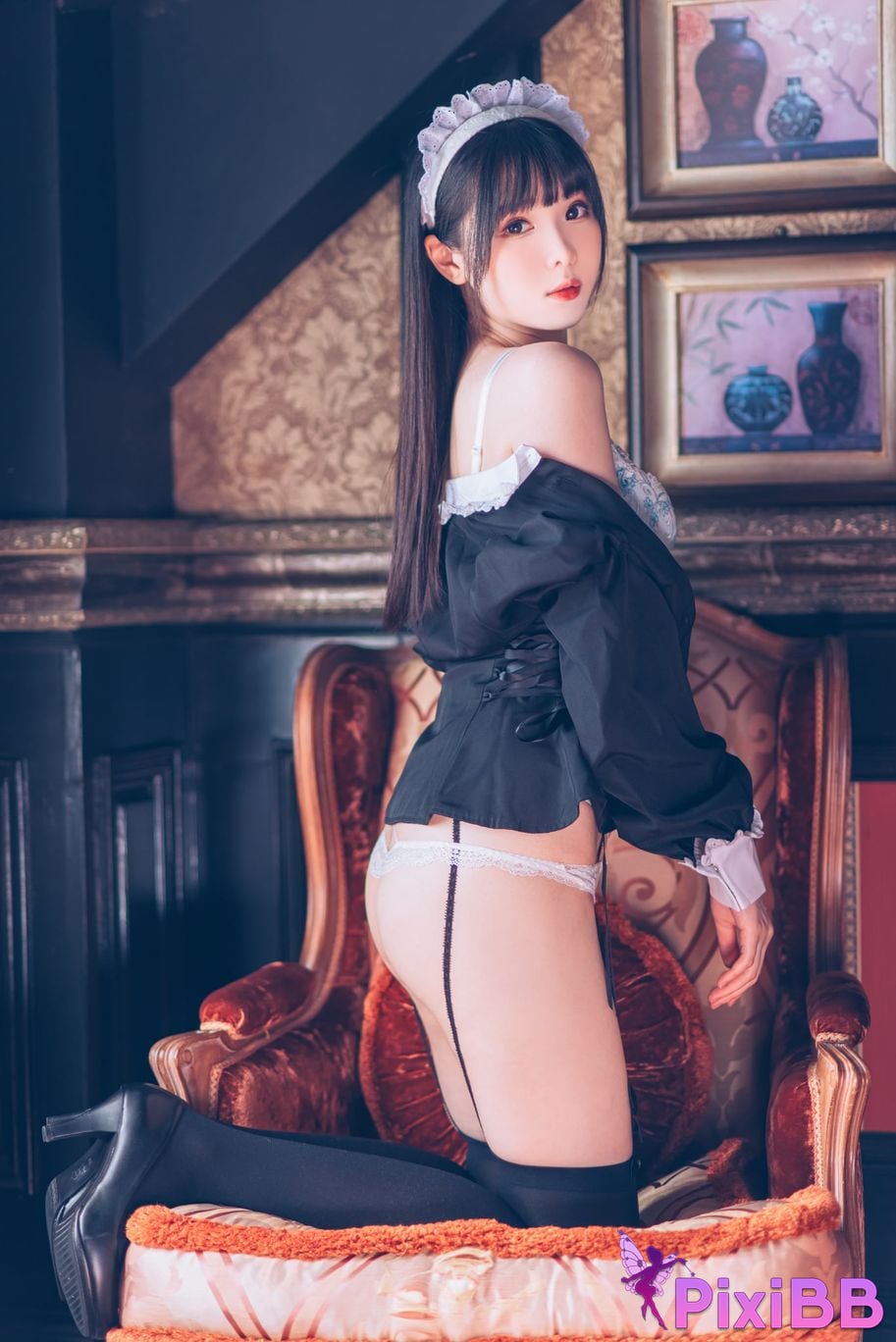 Cosplayer Shimotsuki shimo Nu Pu Tu Jian Shimo s Maid Collection PixiBB.COM 133