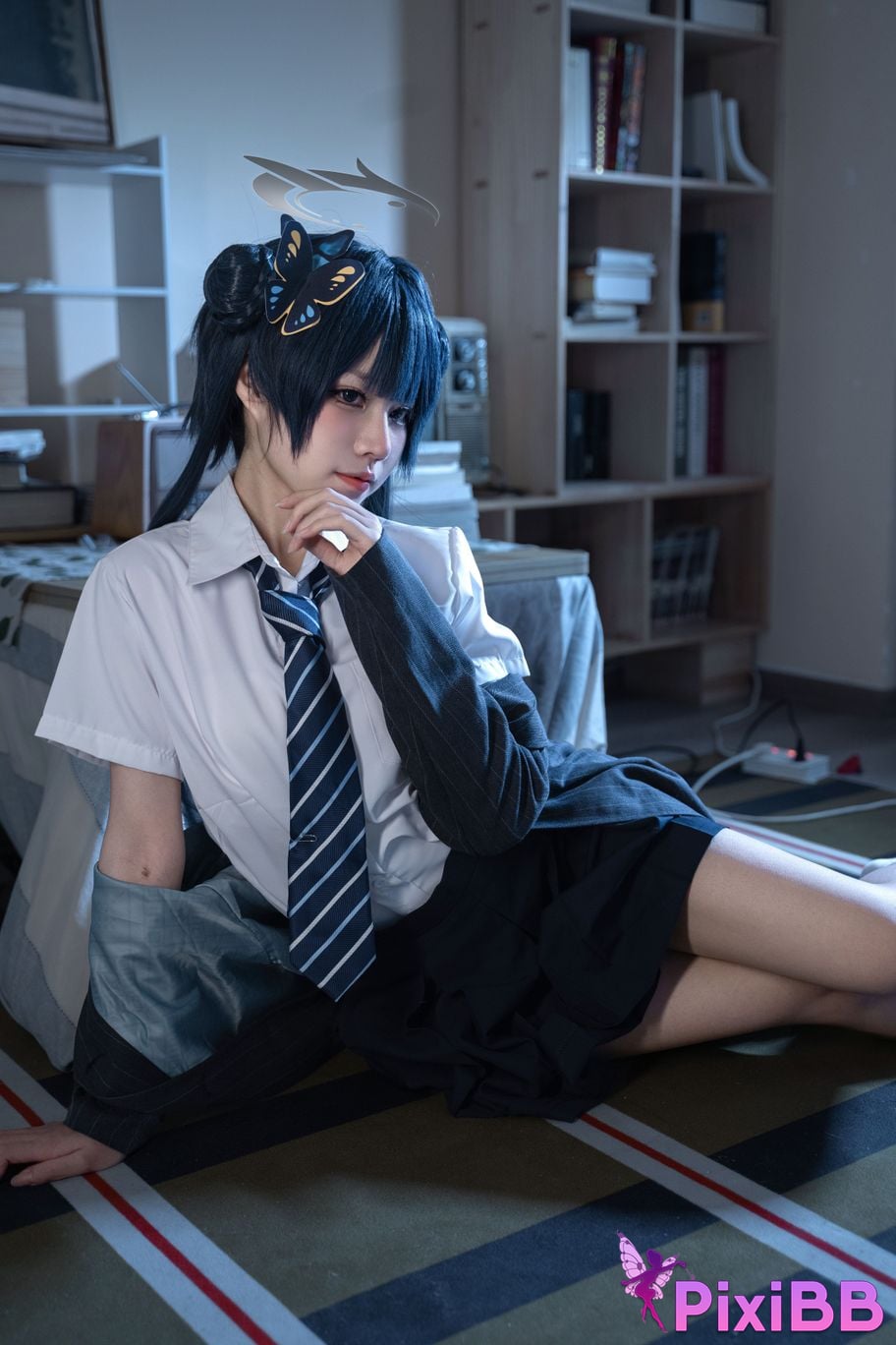 Cosplayer Shimizu Nagi Concubine Longhua JK PixiBB.COM 002