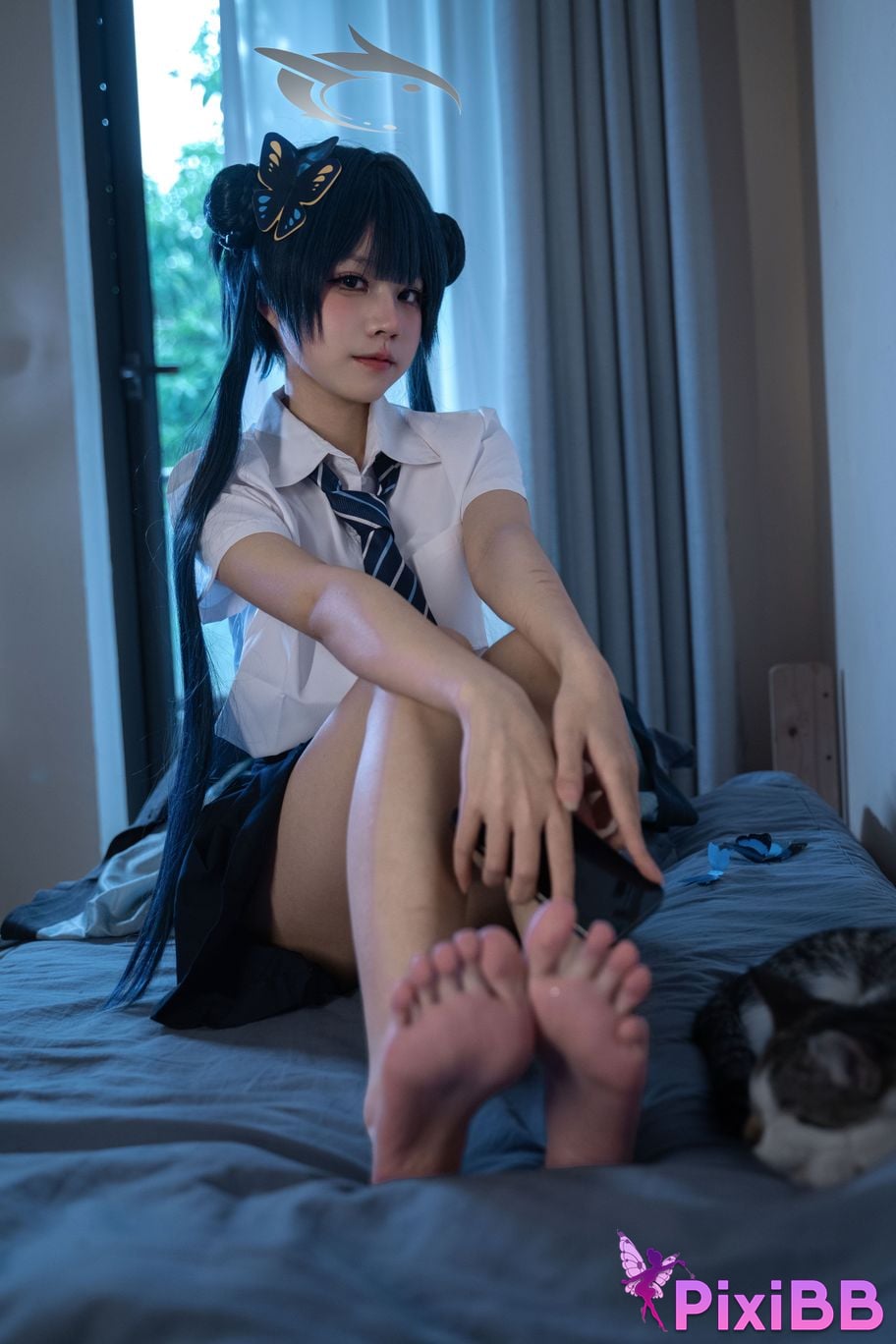 Cosplayer Shimizu Nagi Concubine Longhua JK PixiBB.COM 033