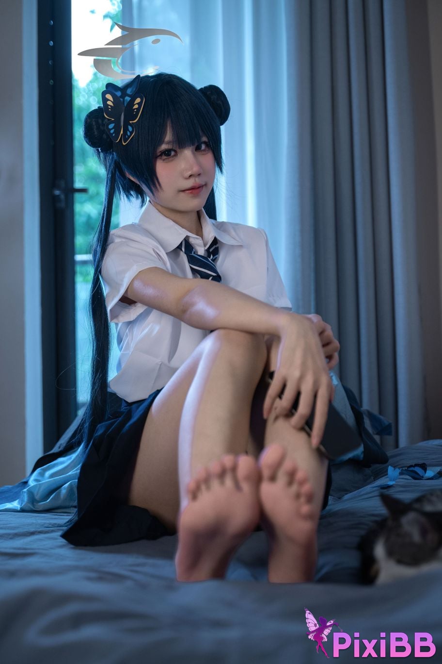 Cosplayer Shimizu Nagi Concubine Longhua JK PixiBB.COM 034