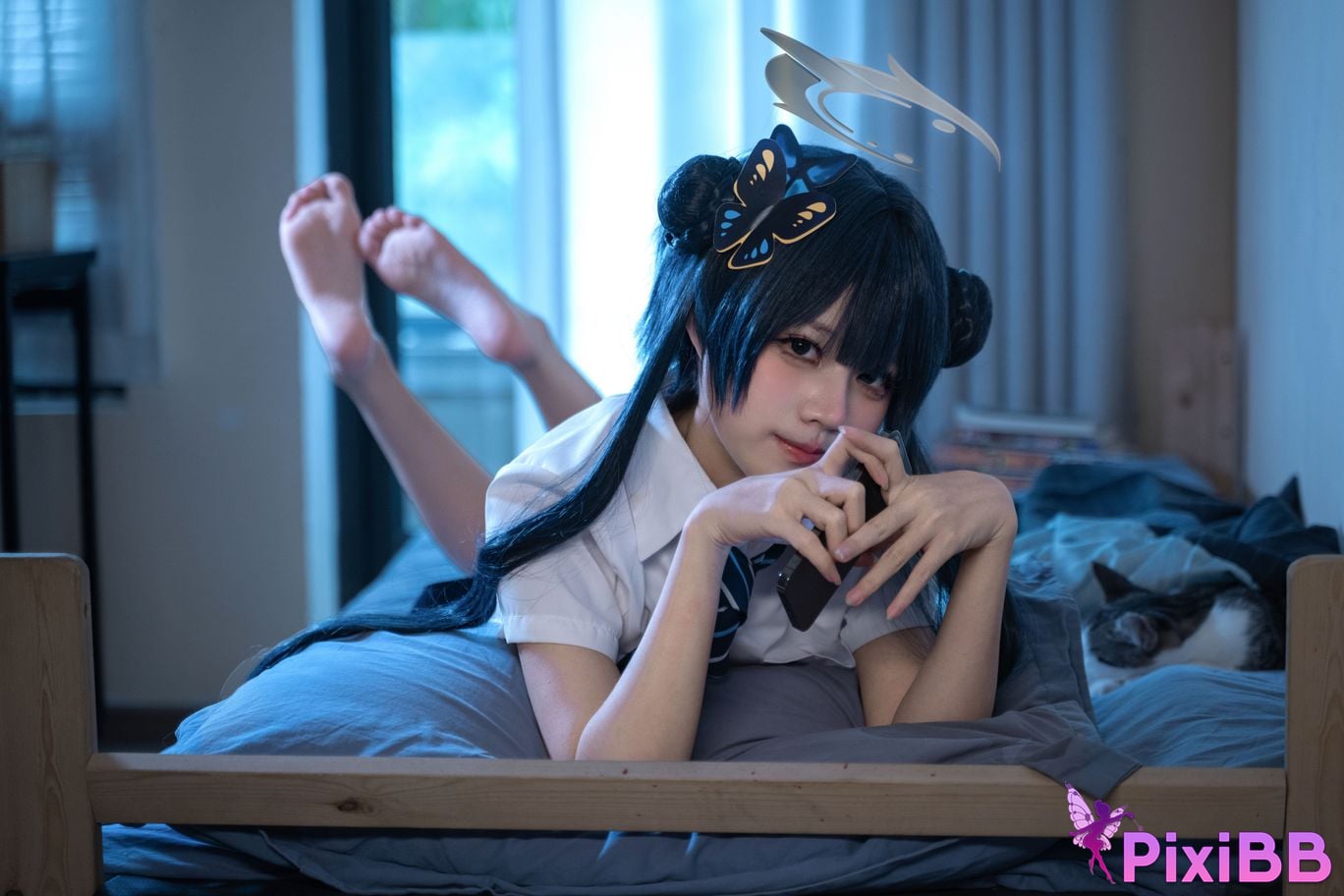 Cosplayer Shimizu Nagi Concubine Longhua JK PixiBB.COM 037