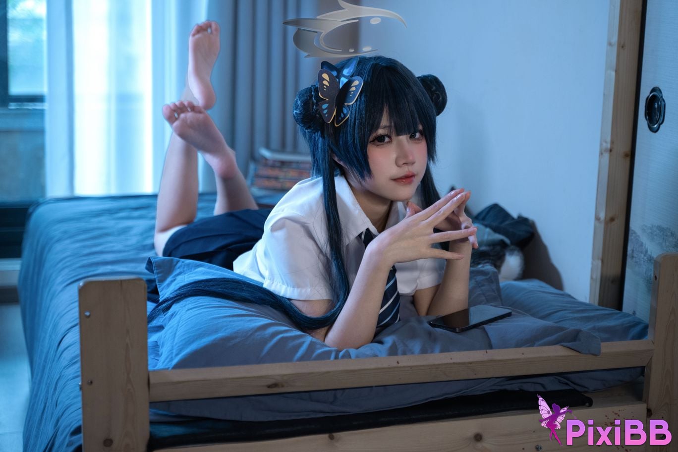 Cosplayer Shimizu Nagi Concubine Longhua JK PixiBB.COM 039