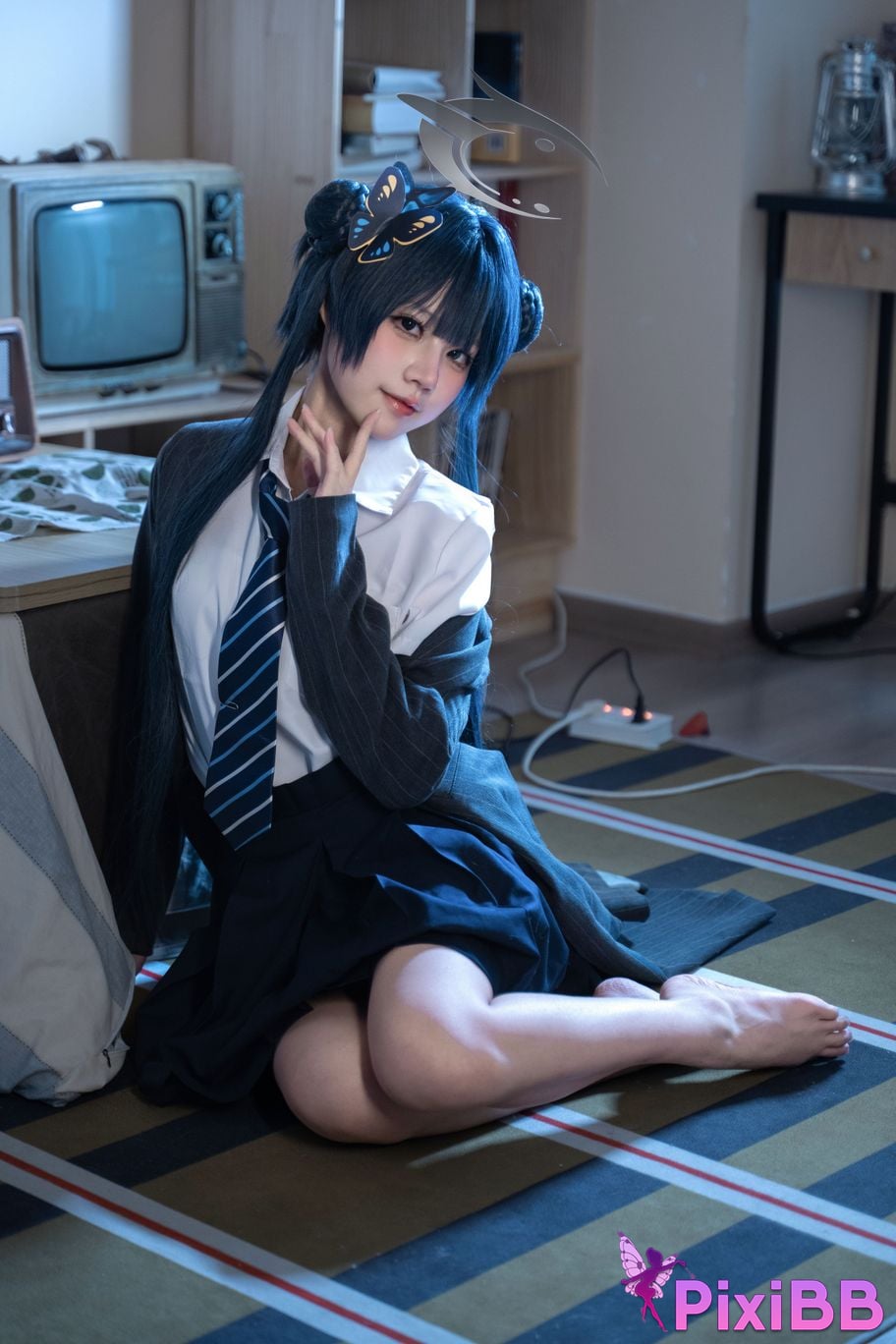 Cosplayer Shimizu Nagi Concubine Longhua JK PixiBB.COM 042