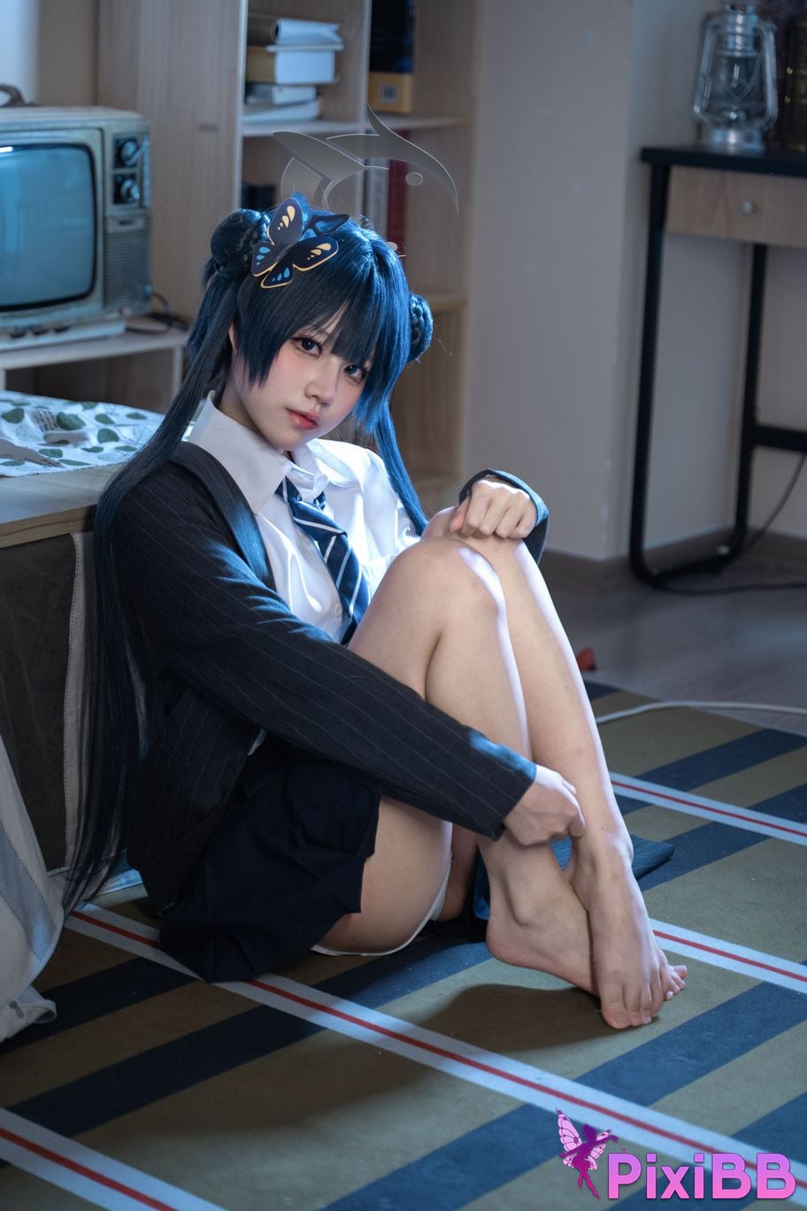 Cosplayer Shimizu Nagi Concubine Longhua JK PixiBB.COM 044